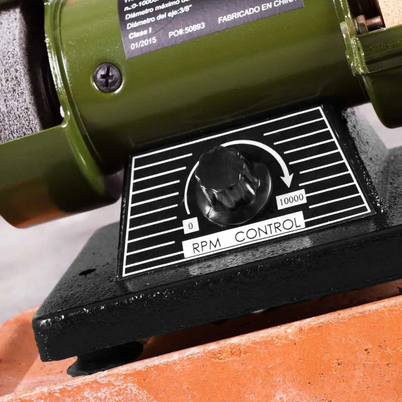 BAUKER Esmeril de Banco Eléctrica 75 mm 120 W BG750