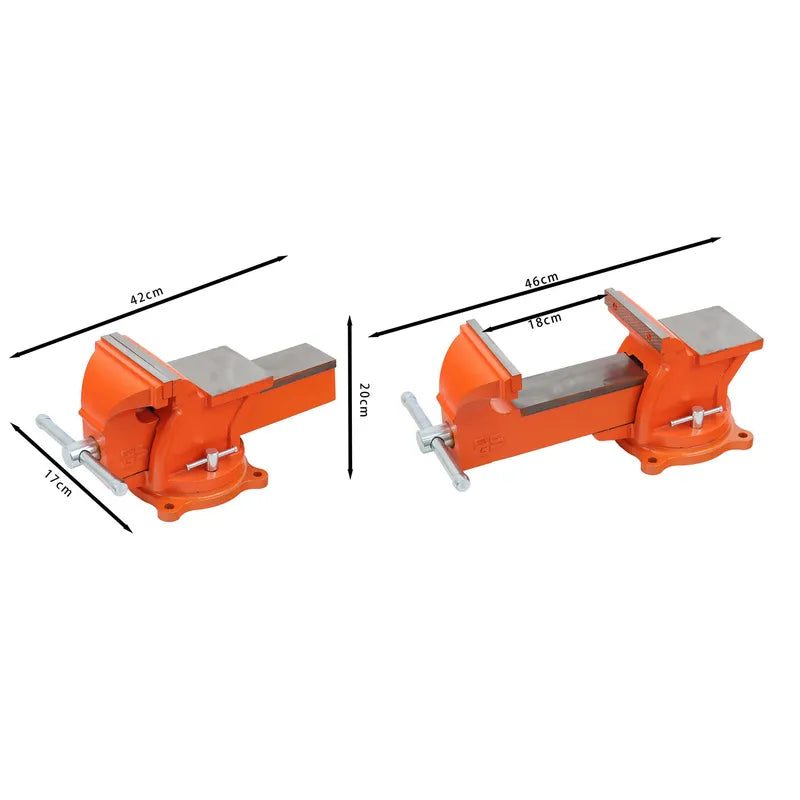 BAUKER Tornillo de banco 6" acero