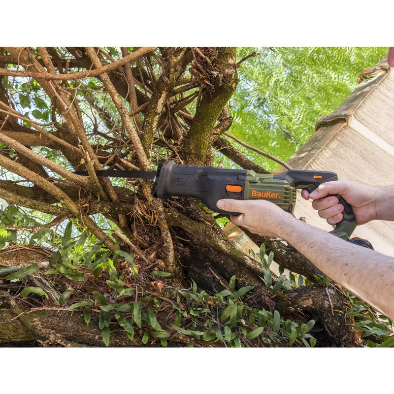 BAUKER Sierra Sable Inalámbrica 20 V Brushless sin Batería
