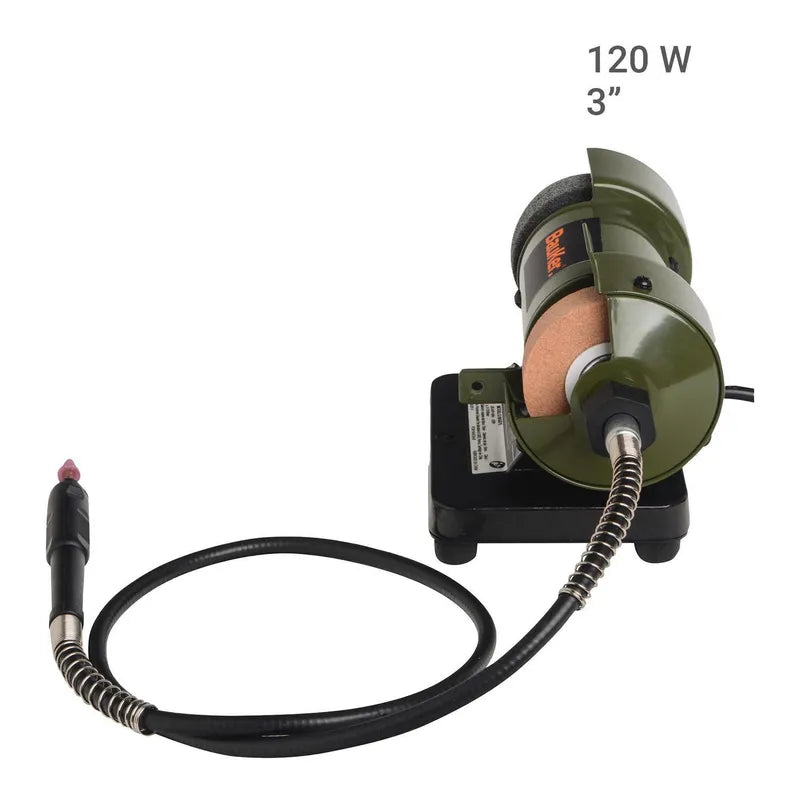 BAUKER Esmeril de Banco Eléctrica 75 mm 120 W BG750