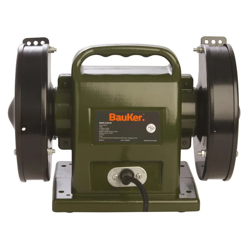 BAUKER Esmeril de Banco Eléctrica 6 " 200 W BG150