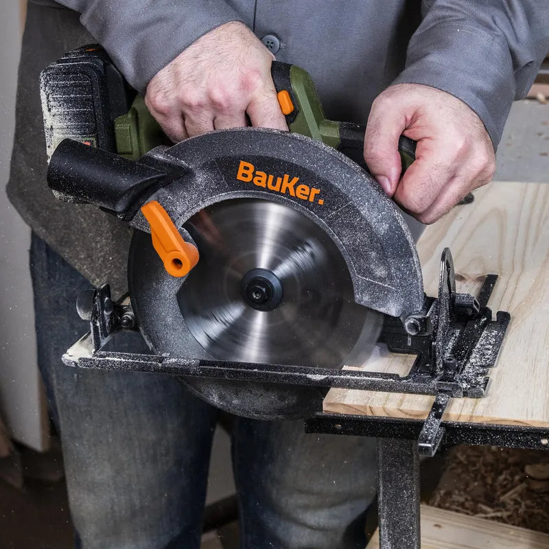 BAUKER Sierra Circular Inalámbrica 20 V Brushless sin Batería