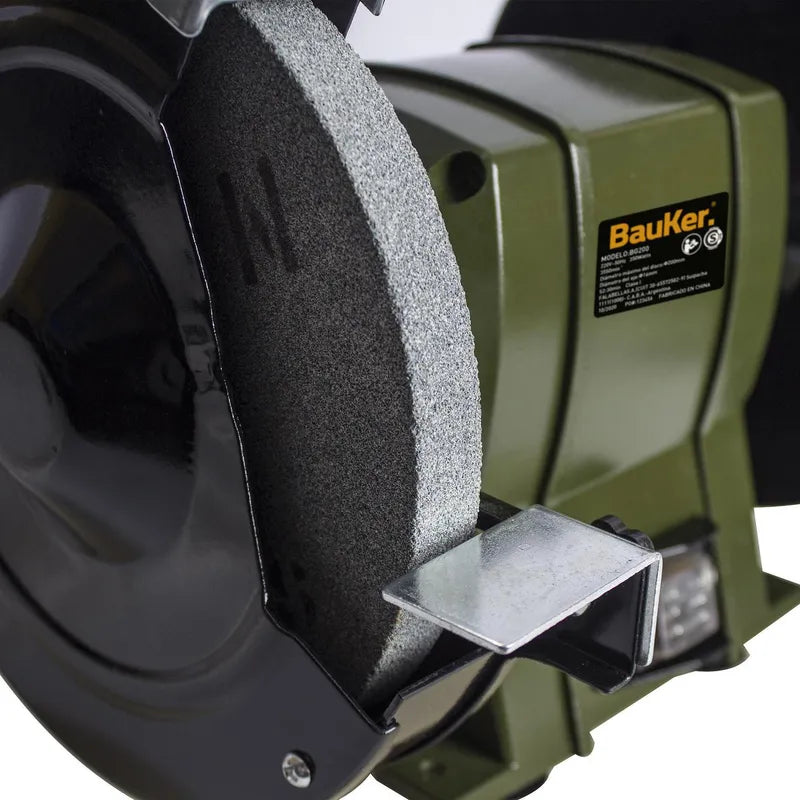 BAUKER Esmeril de Banco Eléctrica 8 " 350 W BG200