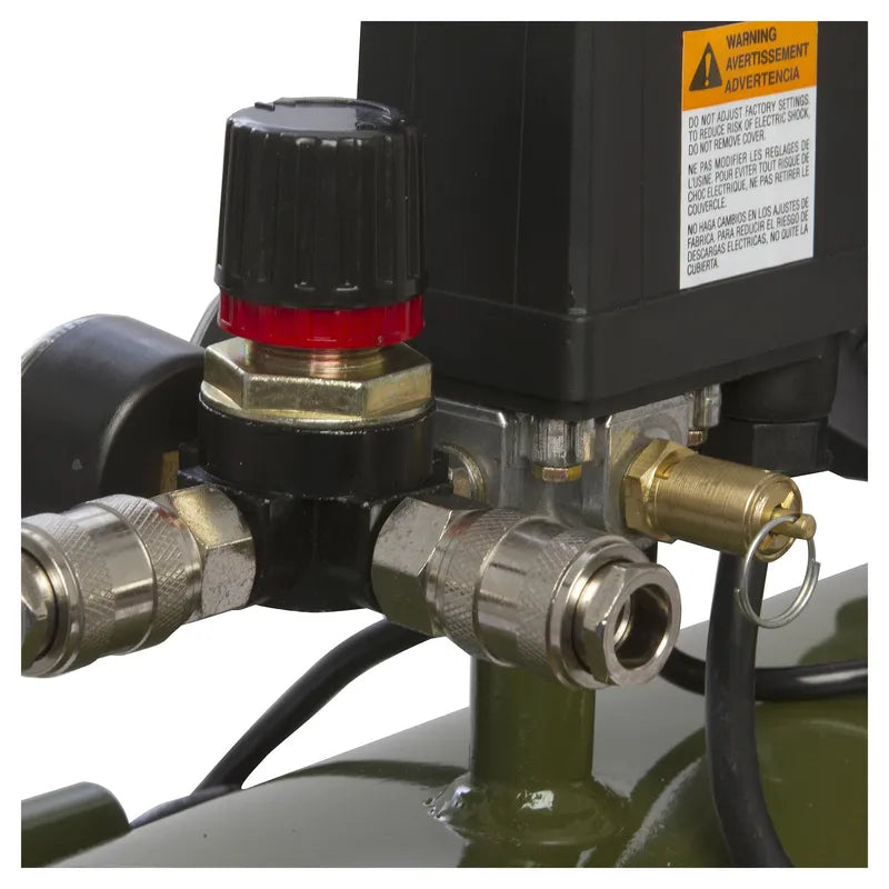 BAUKER Compresor de Aire Portátil 2 HP 50 Litros Euro 250