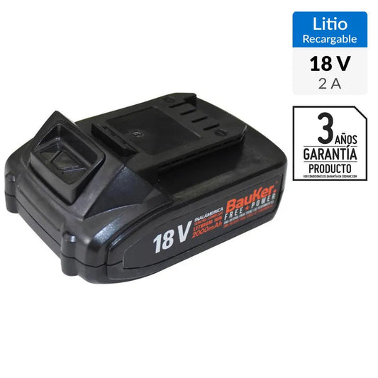 BAUKER Batería recargable 18V 2,0 Ah