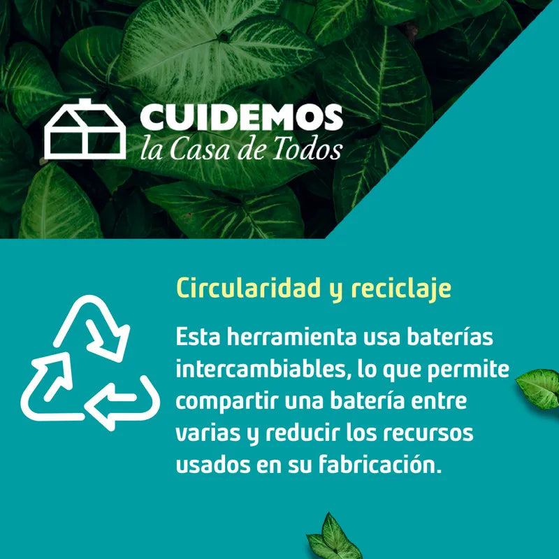 BAUKER Taladro inalámbrico percutor + sierra circular + sierra caladora 18V
