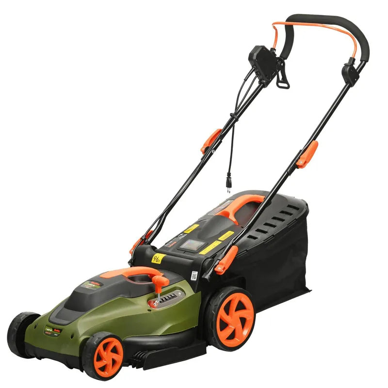 BAUKER Cortadora de pasto eléctrica 1600 W