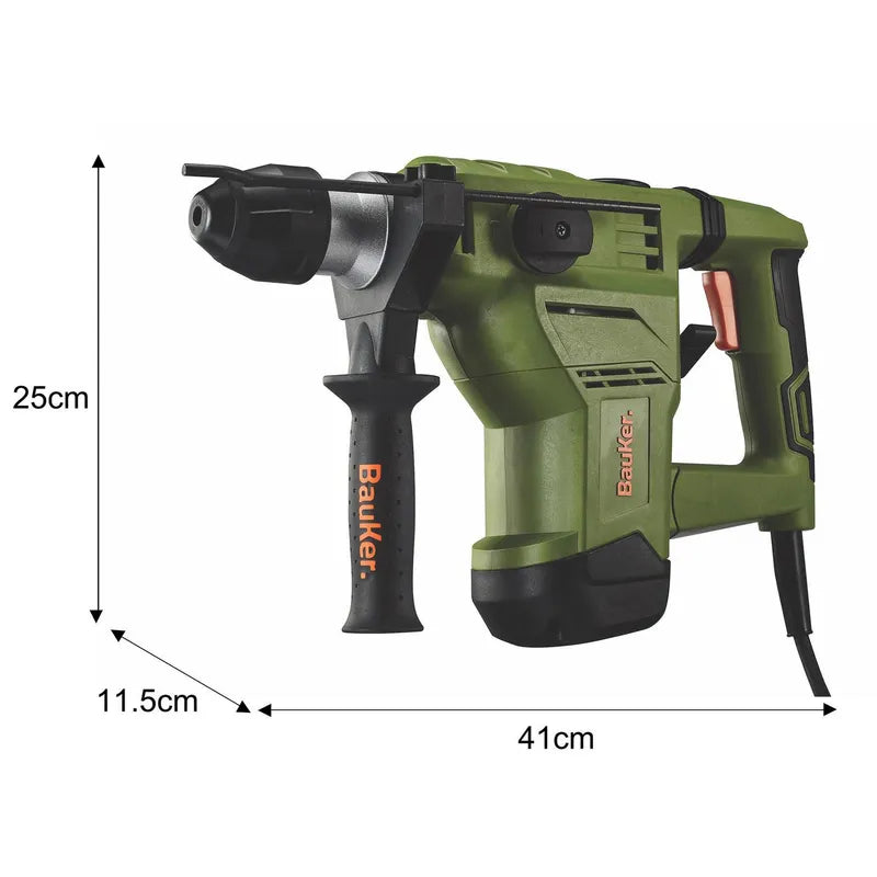 BAUKER Rotomartillo eléctrico 1500W 5.0 J