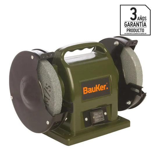 BAUKER Esmeril de Banco Eléctrica 6 " 200 W BG150
