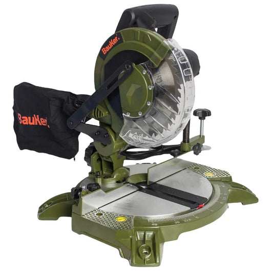 BAUKER Ingleteadora eléctrica 8 1/4" 1400W