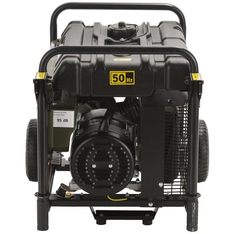 BAUKER Generador Eléctrico a Gasolina Partida Manual 2200 W 15 l