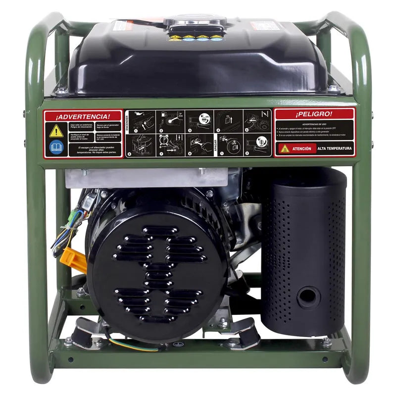 BAUKER Generador Eléctrico a Partida Manual 3000 W 12