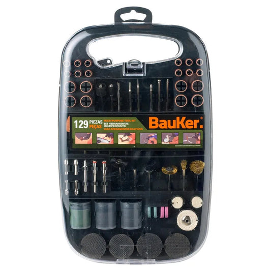 BAUKER Kit de accesorios multipropósito 129 piezas