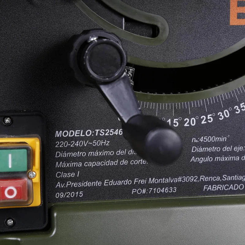 BAUKER Sierra de Banco Eléctrica 10 " 1500 W TS2546