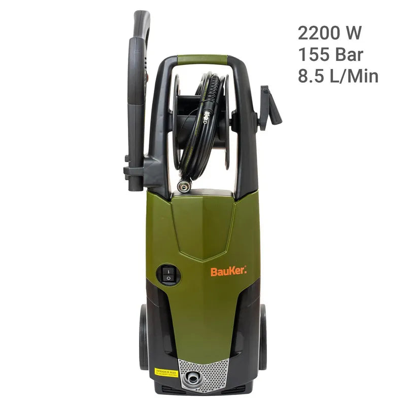 BAUKER Hidrolavadora Eléctrica 2200 W 155 Bar STM 160