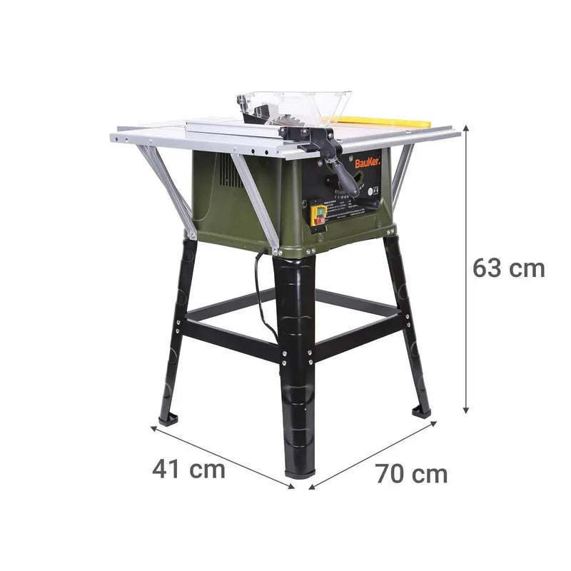 BAUKER Sierra de Banco Eléctrica 10 " 1500 W TS2546