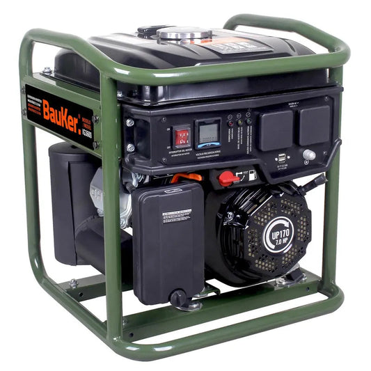 BAUKER Generador Eléctrico a Partida Manual 3000 W 12