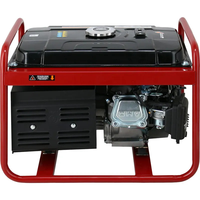BAUKER Generador Eléctrico a Gasolina Partida Manual 2000 W 15 l