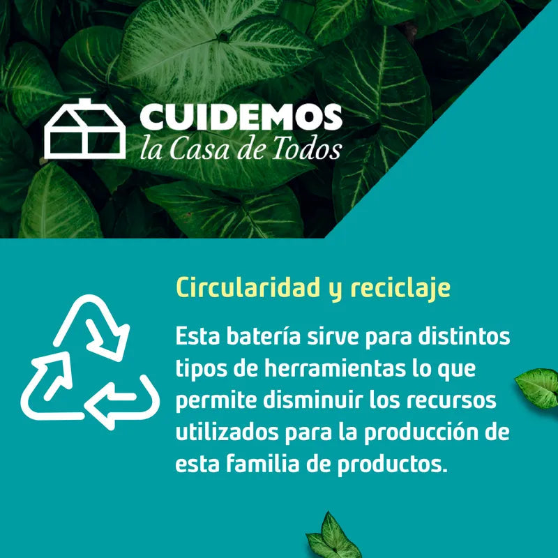 BAUKER Batería recargable 18V 2,0 Ah