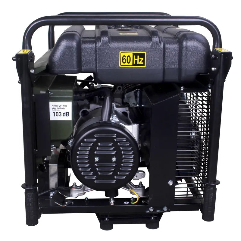 BAUKER Generador a Gasolina Partida Eléctrica 6000 W 25 l