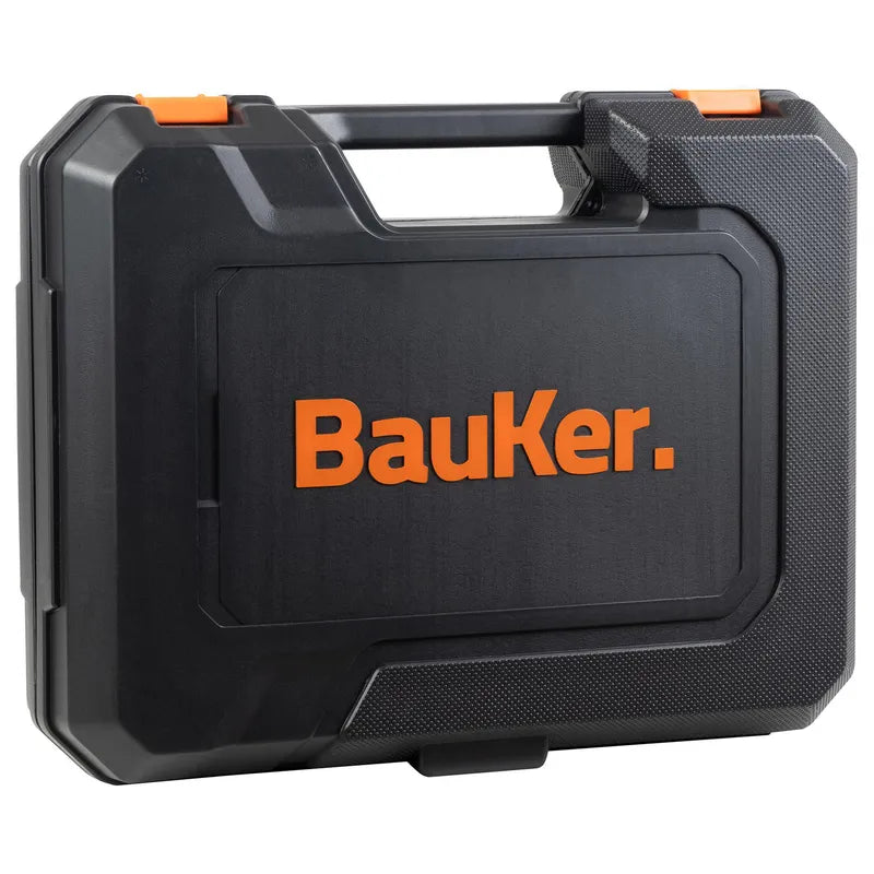 BAUKER Taladro Percutor 13mm 20 V + 2 Baterías 2 AH + Cargador
