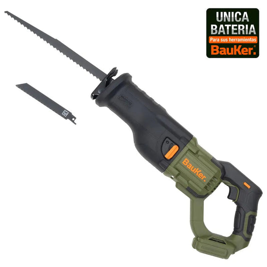 BAUKER Sierra Sable Inalámbrica 20 V Brushless sin Batería